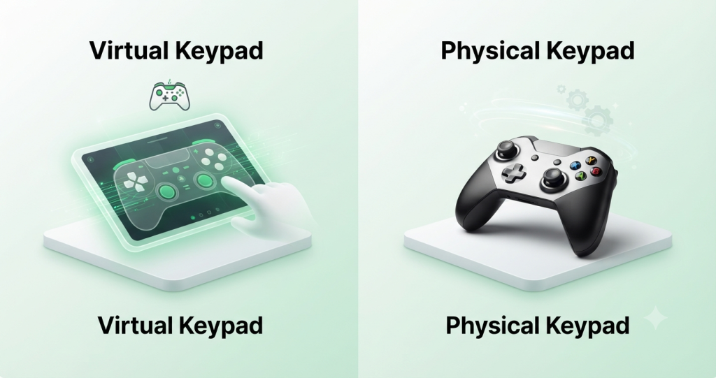 Virtual Keypad vs Physical Keypad